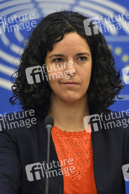 Pressekonferenz der Fraktion Die Linke im EU-Parlament in Straßburg