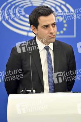 Pressekonferenz der Fraktion Renew Europe im EU-Parlament in Straßburg