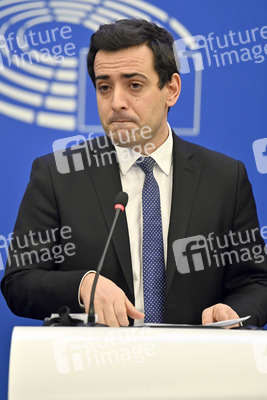 Pressekonferenz der Fraktion Renew Europe im EU-Parlament in Straßburg