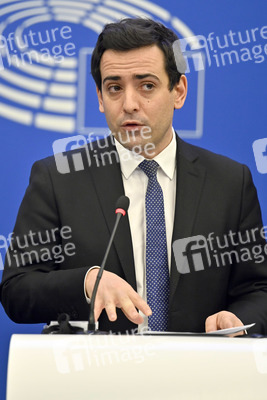 Pressekonferenz der Fraktion Renew Europe im EU-Parlament in Straßburg
