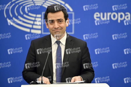 Pressekonferenz der Fraktion Renew Europe im EU-Parlament in Straßburg