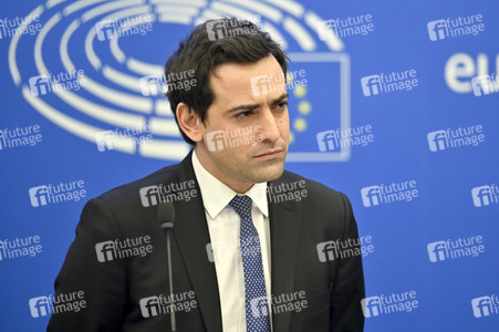 Pressekonferenz der Fraktion Renew Europe im EU-Parlament in Straßburg