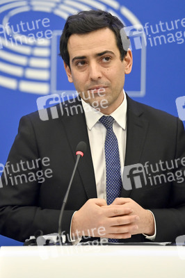 Pressekonferenz der Fraktion Renew Europe im EU-Parlament in Straßburg