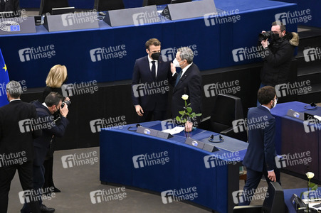 Gedenkfeier für David Sassoli im Europäischen Parlament in Straßburg