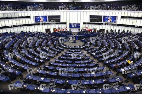 Gedenkfeier für David Sassoli im Europäischen Parlament in Straßburg