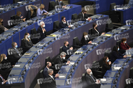 Gedenkfeier für David Sassoli im Europäischen Parlament in Straßburg