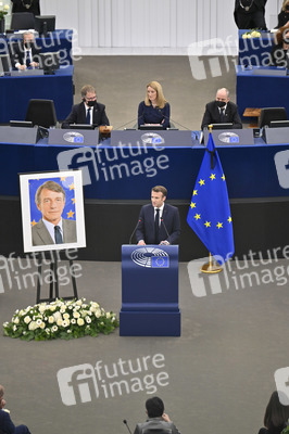 Gedenkfeier für David Sassoli im Europäischen Parlament in Straßburg