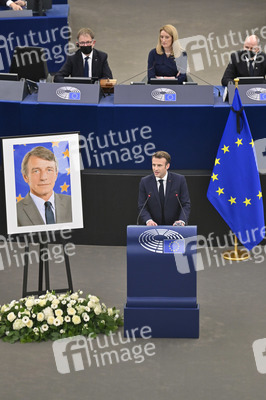 Gedenkfeier für David Sassoli im Europäischen Parlament in Straßburg