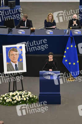 Gedenkfeier für David Sassoli im Europäischen Parlament in Straßburg