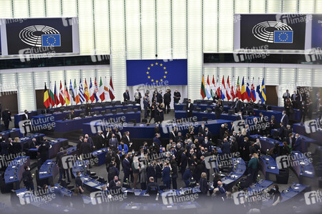 Gedenkfeier für David Sassoli im Europäischen Parlament in Straßburg