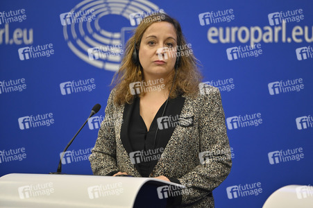 Pressekonferenz der Fraktion S&D im EU-Parlament in Straßburg