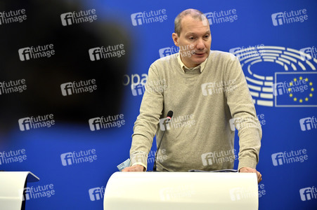 Pressekonferenz der Grünen im Europäischen Parlament in Straßburg
