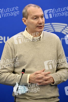 Pressekonferenz der Grünen im Europäischen Parlament in Straßburg