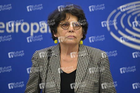 Pressekonferenz der Grünen im Europäischen Parlament in Straßburg