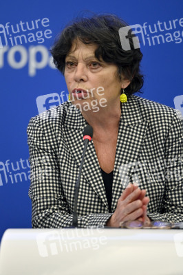 Pressekonferenz der Grünen im Europäischen Parlament in Straßburg