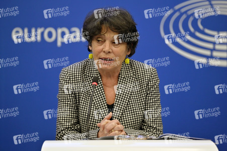 Pressekonferenz der Grünen im Europäischen Parlament in Straßburg