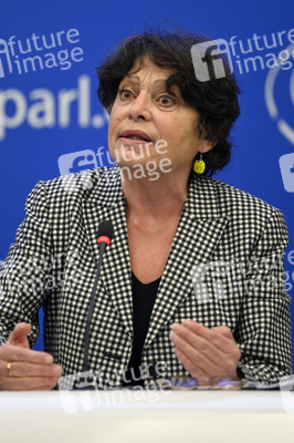 Pressekonferenz der Grünen im Europäischen Parlament in Straßburg