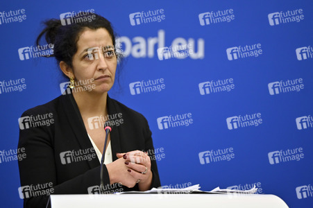Pressekonferenz der Grünen im Europäischen Parlament in Straßburg