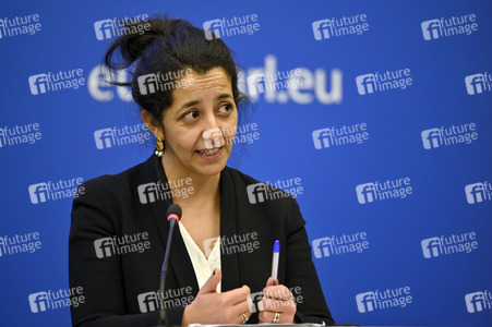 Pressekonferenz der Grünen im Europäischen Parlament in Straßburg