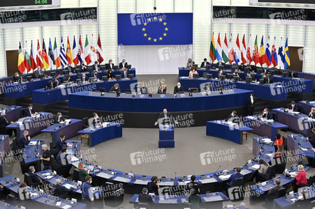 Plenartagung im Europäischen Parlament in Straßburg