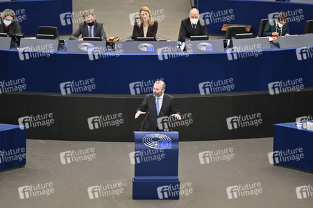 Plenartagung im Europäischen Parlament in Straßburg