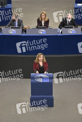 Plenartagung im Europäischen Parlament in Straßburg
