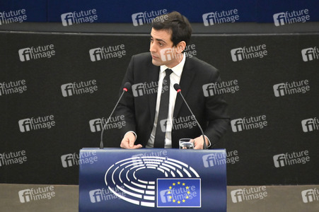 Plenartagung im Europäischen Parlament in Straßburg