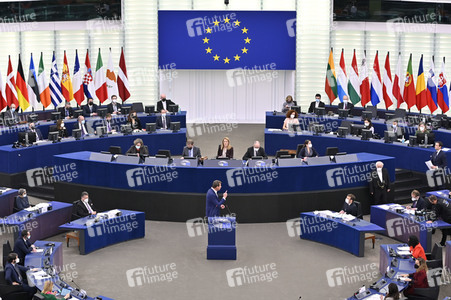 Plenartagung im Europäischen Parlament in Straßburg