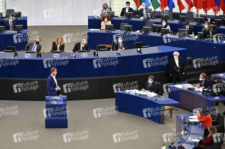 Plenartagung im Europäischen Parlament in Straßburg