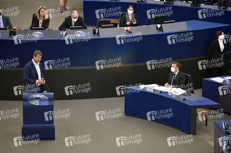 Plenartagung im Europäischen Parlament in Straßburg