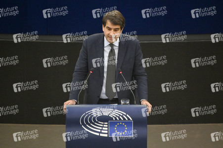 Plenartagung im Europäischen Parlament in Straßburg