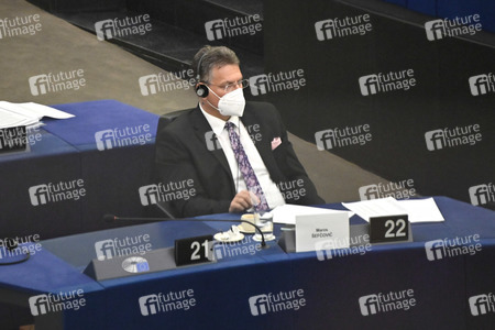 Plenartagung im Europäischen Parlament in Straßburg