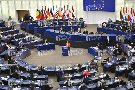 Plenartagung im Europäischen Parlament in Straßburg