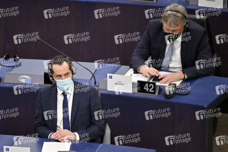 Plenartagung im Europäischen Parlament in Straßburg