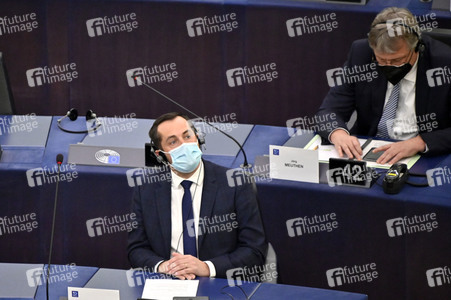 Plenartagung im Europäischen Parlament in Straßburg