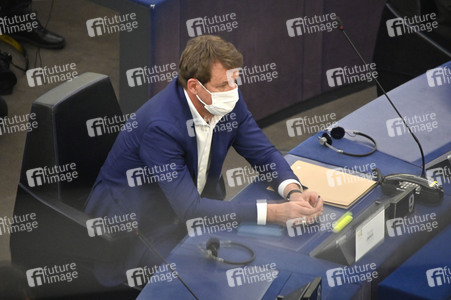 Plenartagung im Europäischen Parlament in Straßburg