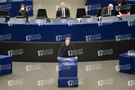Plenartagung über den Digital Services Act im EU-Parlament in Straßburg