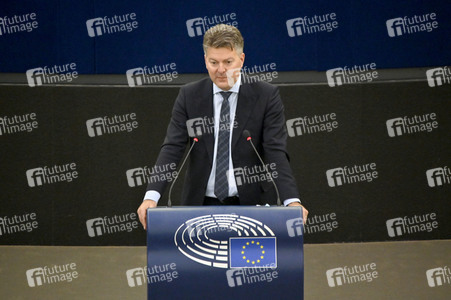 Plenartagung über den Digital Services Act im EU-Parlament in Straßburg