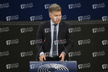 Plenartagung über den Digital Services Act im EU-Parlament in Straßburg