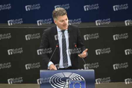 Plenartagung über den Digital Services Act im EU-Parlament in Straßburg