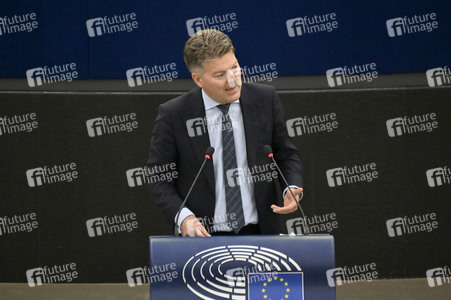 Plenartagung über den Digital Services Act im EU-Parlament in Straßburg