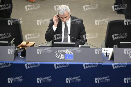 Plenartagung über den Digital Services Act im EU-Parlament in Straßburg