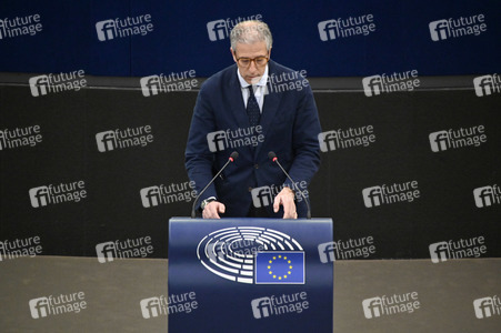 Plenartagung über den Digital Services Act im EU-Parlament in Straßburg
