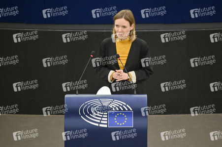 Plenartagung über den Digital Services Act im EU-Parlament in Straßburg