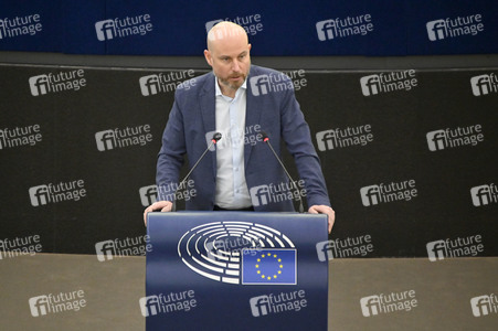 Plenartagung über den Digital Services Act im EU-Parlament in Straßburg