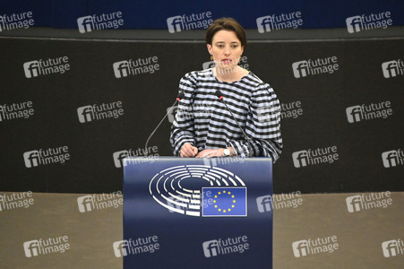 Plenartagung über den Digital Services Act im EU-Parlament in Straßburg