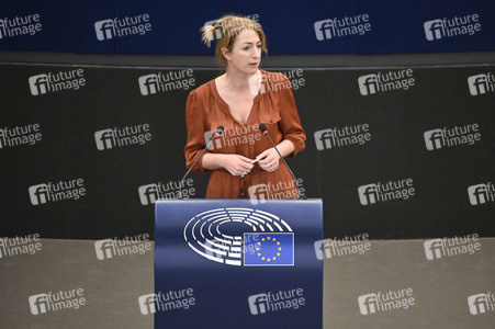Plenartagung über den Digital Services Act im EU-Parlament in Straßburg