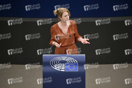 Plenartagung über den Digital Services Act im EU-Parlament in Straßburg