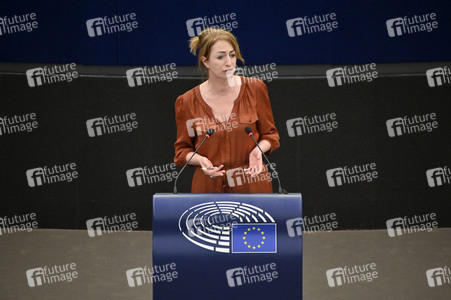 Plenartagung über den Digital Services Act im EU-Parlament in Straßburg