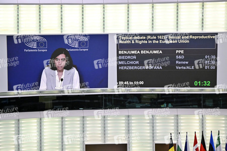Plenartagung über sexuelle und reproduktive Gesundheit im EU-Parlament in Straßburg